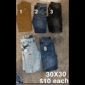 Men’s jeans/ sweaters